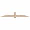 Ekena Millwork Eugene Smooth Timber Gable Bracket, Douglas Fir, 84"W x 14"H x 3 1/2"D x 5 1/2"F, 4/12 Pitch GBW084X14X0406EUG00SDF - alternate 1